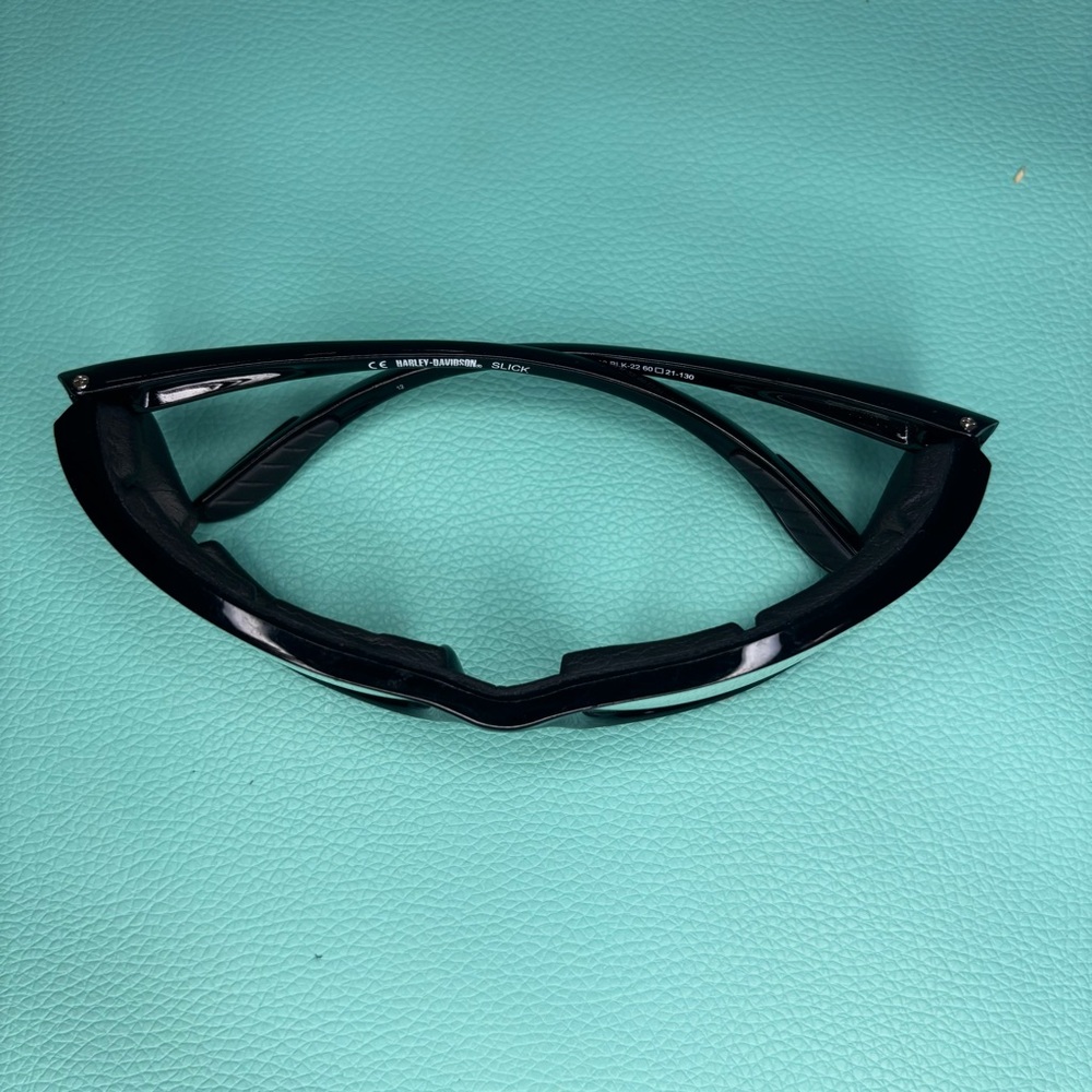 Harley-Davidson Slick HDS 803 Black Protective Goggles with Clear Lenses - Picture 8 of 10